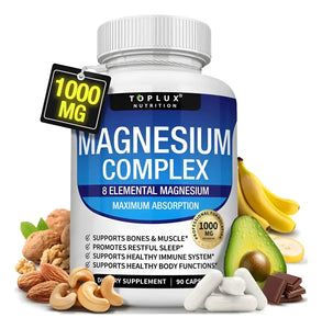 Magnesium Complex 8 Essential Magnesio Fitness Edible Toplux Sin sabor